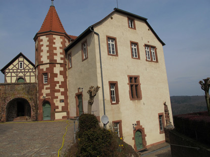 Das Kommandantenhaus auf dem Dilsberg