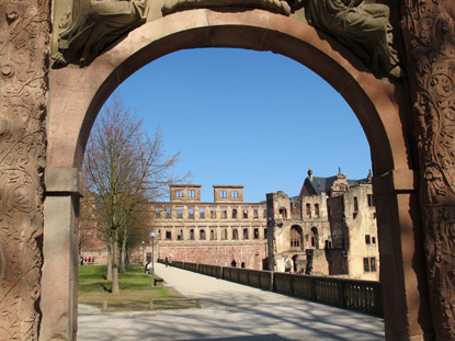 Das Elisabethentor am Heidelberger Schloss.