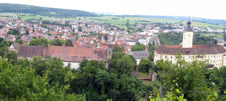 Gundelsheim mit Schloss Horneck