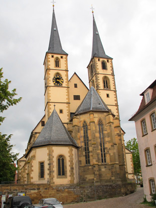 Die evangelische Stadtkirche von Bad Wimpfen