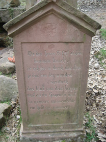 Gedenkstein am Siegfriedbrunnen bei Gras-Ellenbach