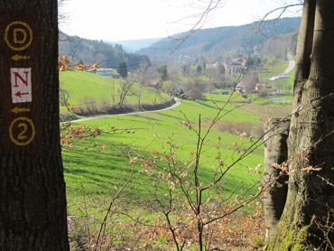 Der 350 Einwohner zählende Weiler Olfen, einem Ortsteil von Beerfelden