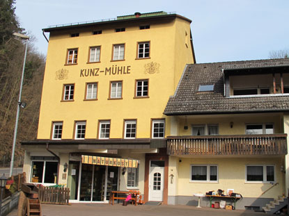 Burgensteig Bergstraße: Die Kunz´sche Mühle in der Talstraße von Großsachsen