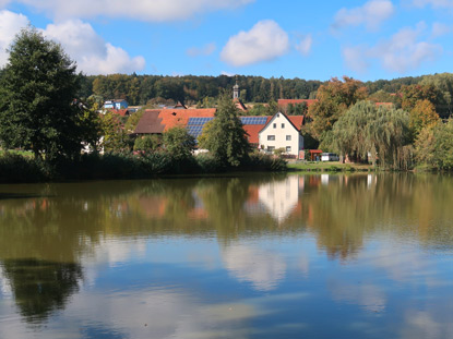 Gottersdorfer See ehemals ein Fischteich