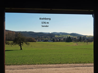 Krehbergblick von der Rast-H�tte Brandau im Odenwald