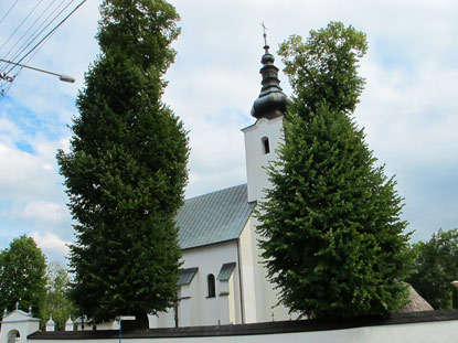 Zips: Die Kirche św. Piotra i Pawła (St. Peter und Paul) gebaut  1759-1776 in Łapsze Wyzne (Oberlapsch) 