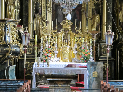 Zips: Die Rokoko-Ausstattung der św. Piotra i Pawła Kirche stammt von 1760-1776 