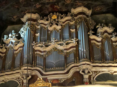 Die barocke Innenausstattung in der Friedenskirche ist noch komplett erhalten
