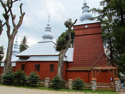 Die von den Lemken erbaute Kirche Erzengel Michael ist heute die römisch-katholische Kirche der "Gottesmutter von Tschenstochau".