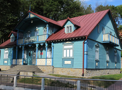 Die "Willa Romanówka"  beherbergt das "Muzeum Nikifora"  (Nikifor-Museum) 