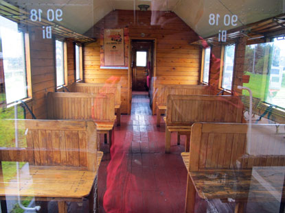So sah frher die 3. Klasse bei der sterreichischen-ungarischen Bahn aus.