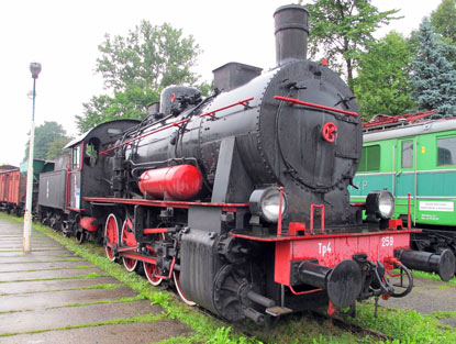 Bei Rabka-Zdrj (Bad Rabka) sind in dem grten Eisenbahnmuseums Polens: 51 Lokomotiven ausgestellt.