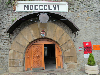 Eingang zum Museum der Żywiec Browaru (Saybuscher Brauerei)