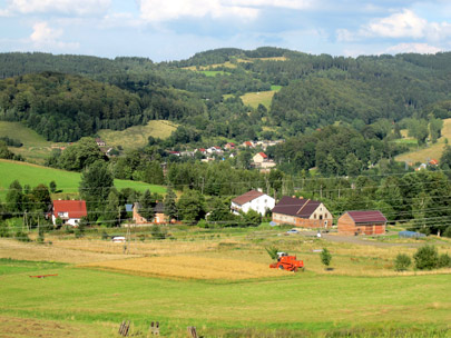 Walim (Wüstewaltersdorf) liegt im Nordwesten des Góry Sowie (Eulengebirge).
