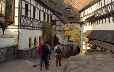 Innenhof der Wartburg bei Eisenach