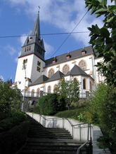 Weiße Kirche von Leubsdorf