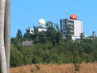 Kleine Karpaten: Meterologische Radarstaion auf dem Maly Javornik