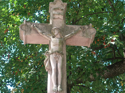 Kleine Karpaten: Das "Weisses Kreuz" gab der Kreuzung  diesen Namen