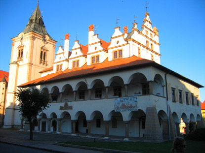 Zips: Das historische Rathaus von Levoča (Leutschau) aus dem 15. Jh.
