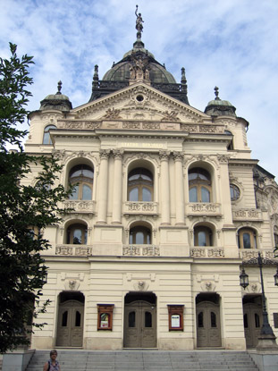Wandern Slowakei: Staatstheater von Košice (Kaschau)