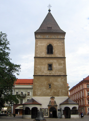  Košice (Kaschau): Der Urbanturm, der  Glockenturm des Elisabethdoms 