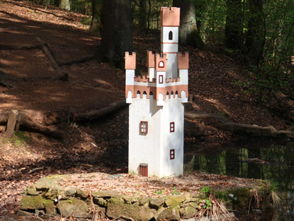 Museturm in der Obrunnschlucht erinnert an den Wachturm bei Bingen