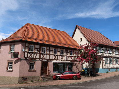 Fachwerkgebude im Zentrum von Neunkirchen im Odenwald