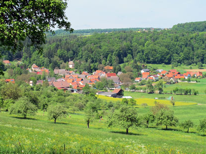 Blick auf Neckarkatzenbach
