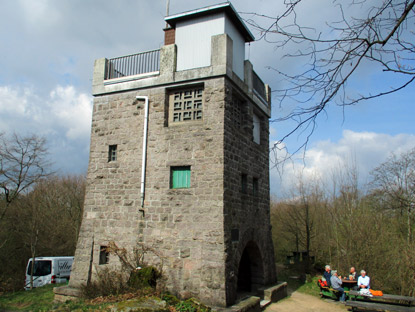 Mannheimer Hütte auf dem Eichelberg bei Oberflockenbach