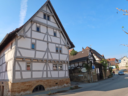 Zeutern Firstständerhaus aus dem Jahre 1458 ist das zweitälteste in Baden
