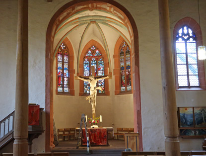 Die ev. Kirche von Grötzingen