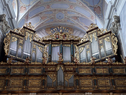 Welterbesteig: Orgel der Stiftskirche Gttweig