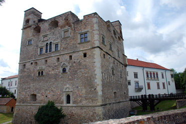 Die Burg von Sárospatak in Nordost-Ungarn